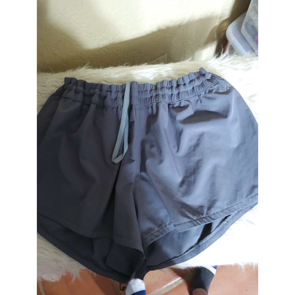 DSG Girls XXL Gray Lined Running Shorts Athletic Gym Activewear Drawstring